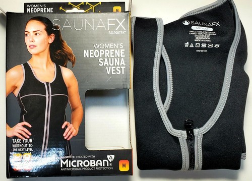 Lot De 2 Gilets De Sauna Femme Saunatek - Néoprène Avec Microban - Taille S - Neuf