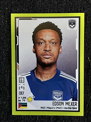 STICKER PANINI MEISTERSCHAFT FUSSBALL 2022 EDSON MEXER BORDEAUX # 34 NEUWERTIG NEU