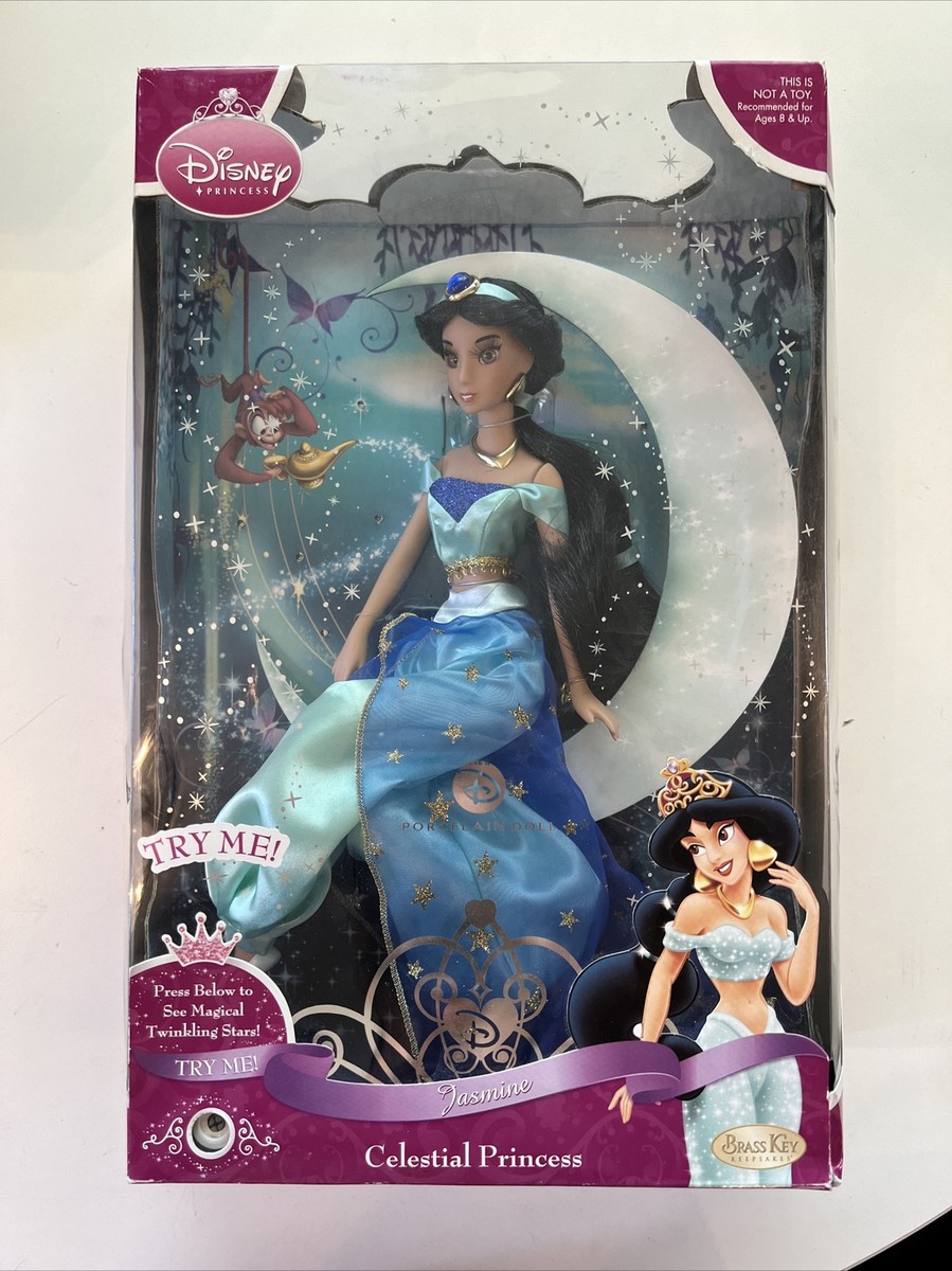 Disney Brass Key Brand NEW Jasmine Celestial Princess Porcelain