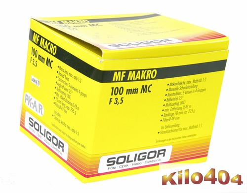 Soligor für Pentax 100mm 1:3,5 Macro 1:1 ✯ OVP ✯ Leicht defekt ✯ K-3 ✯ K-5 ✯ KF - Bild 11 von 11