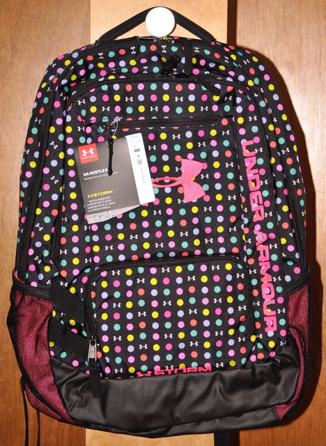 polka dot under armour backpack