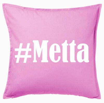#Metta Kissenbezug Pink Ich Liebe Metta 157779