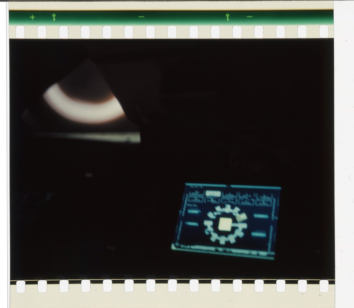 Interstellar Movie 70mm IMAX Film Cell Frame - Display Gargantua