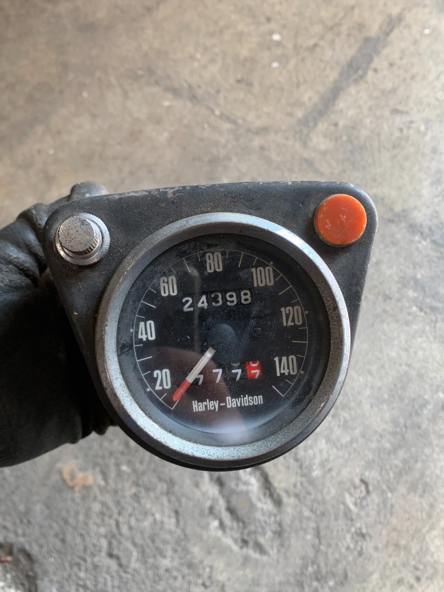 Harley Davidson 1970s 80s Shovelhead Sportster Speedometer
