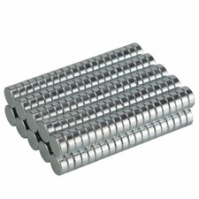 100PCS 8mm x 3mm 5/16" x 1/8" N52 Strong Rare Earth Neodymium Magnet Disc Small