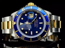 Rolex Submariner Blue Men's Watch 