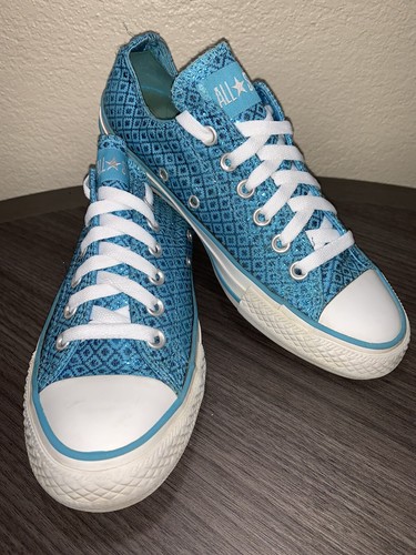blue sparkle converse