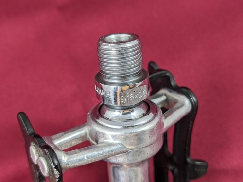 Vintage Alloy RIGHT Campagnolo Superleggeri Record Pedal 9/16" x 20 1970s - Picture 5 of 6
