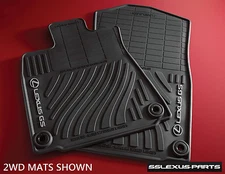 Lexus GS350 (2013-2018) (AWD) (ALL WHEEL DRIVE) 4pc OEM ALL WEATHER FLOOR MATS