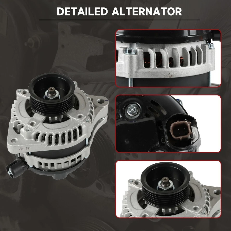 Alternador 11391 para Acura 2009-2012 RL 2009-2014 TL 2010-2014 TSX 2010-2013 MDX Foto 3 de 4
