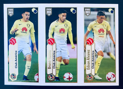 2017-18 Panini FIFA 365 # 521 Edson Alvarez Club America rookie sticker