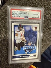 2017 Score Patrick Mahomes II NFL Draft Rookie Card RC #2 PSA 10 GEM MT