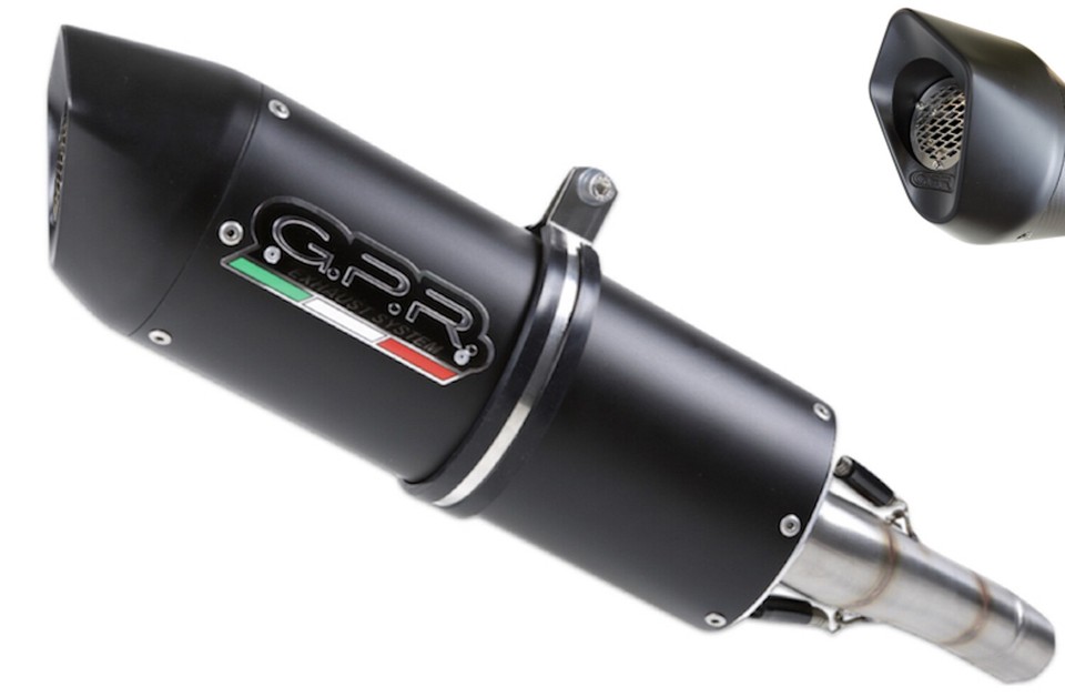 full system exhaust aluminium black gpr for ducati scrambler 800 urban
