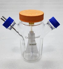 Corning Reuseable Spinner Flask 1000ml w/ Dual Inlets, Magnetic Agitator,  Caps