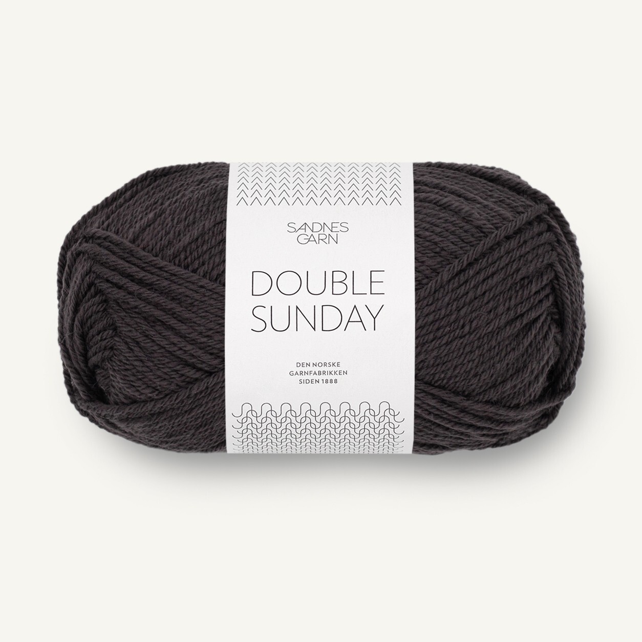 Double Sunday by Sandnes Garn - Bristol Black (3800) - 50 g / approx. 108 m Wool