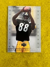 PLAXICO BURRESS STEELERS 2000 UPPER DECK NFL LEGENDS , FOOTBALL ROOKIE CARD RG7