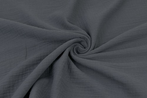 Double Gauze 100% Cotton Fabric Dressmaking Plain Lightweight Muslin, 64 Colors - Picture 21 of 81