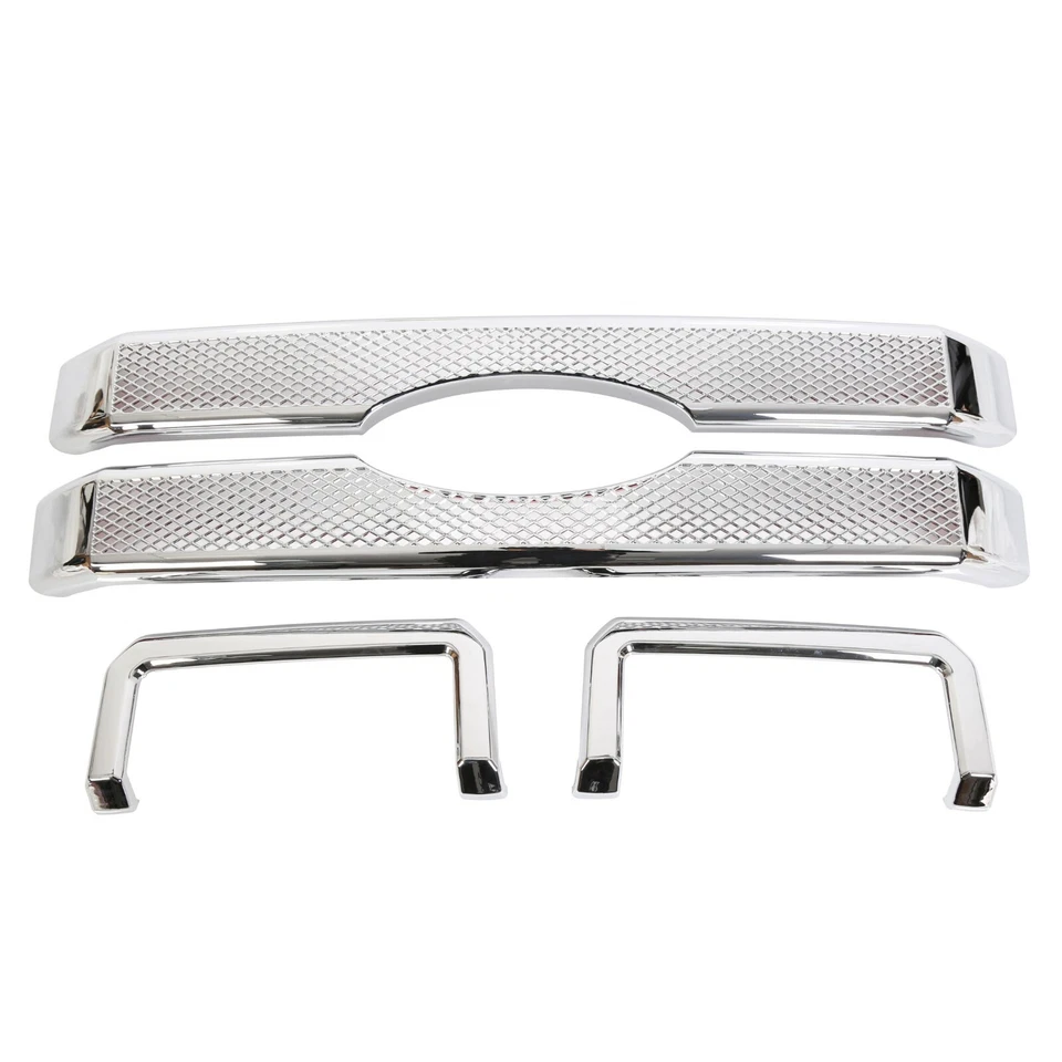 Fits 11-16 Ford F250 350 450  Moulding Front Chrome Grill Grille Cover Overlay - Изображение 3 из 4