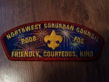 MINT CSP Northwest Suburban Council 2008 FOS SA-12