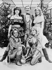 Bruce Forsyth Dolly Dealers set of Play Your Cards Right Standing - Old Photo