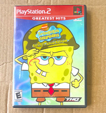 SpongeBob Battle for Bikini Bottom Greatest Hits PS2 NTSC-U/C E Manual tested