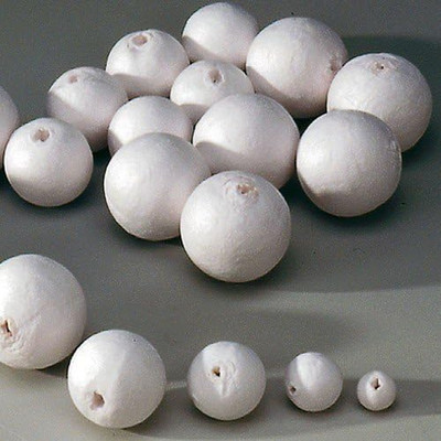 Wattekugeln weiß 10mm, 100 Stück