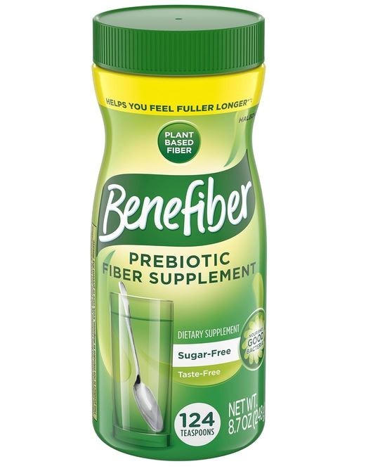 Benefiber Daily Prebiotic Fiber Supplement Powder, Unflavored, 124 Teaspoons