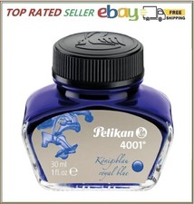 Pelikan 4001 Bottled Ink for Fountain Pens, Royal Blue, 30ml, 1 Each (301010)