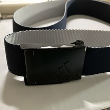 Adidas Golf Belt Reversible Navy Blue/White one size trim to fit