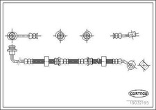 Flexible de frein Suzuki X90