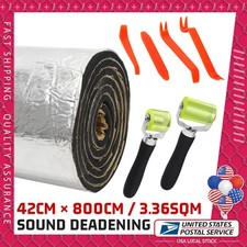Car Engine Hood Heat Shield Insulation Sound Deadener Noise Mat Deadening Pad