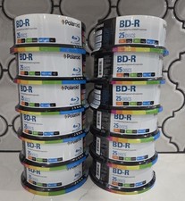 POLAROID BD-R RECORDABLE BLANK BLU-RAY DISC NEW/SEALED 25 PACK 25 GB 120 MIN