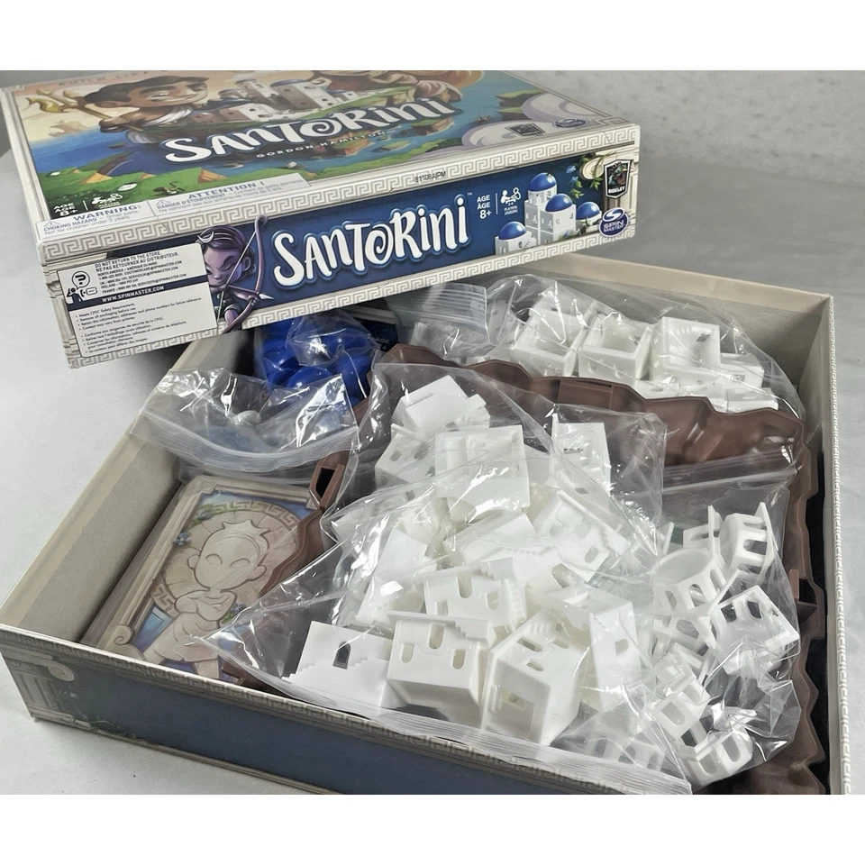 Santorini Strategy Board Building Game Spin Master 2-4 Players Age 8+ COMPLETE - Image 4 of 4