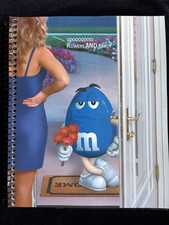 Vintage 1999 M&Ms Mead Spiral Notebook - Rare...