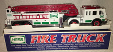 2000 Hess Gasoline Battery Operated Fire Truck Lights & Sirens Original NOS Box
