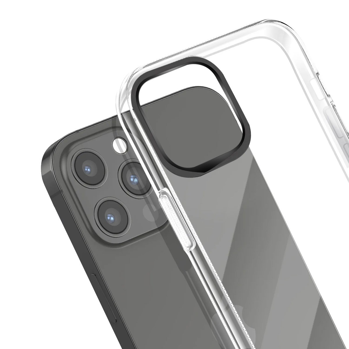 Coque iPhone 12 Pro Max antichoc et transparente en silicone rigide
