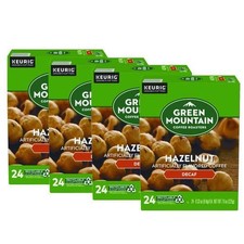 Green Mountain Coffee 7792CT Coffee K-Cups - Hazelnut Decaf 96/Carton New