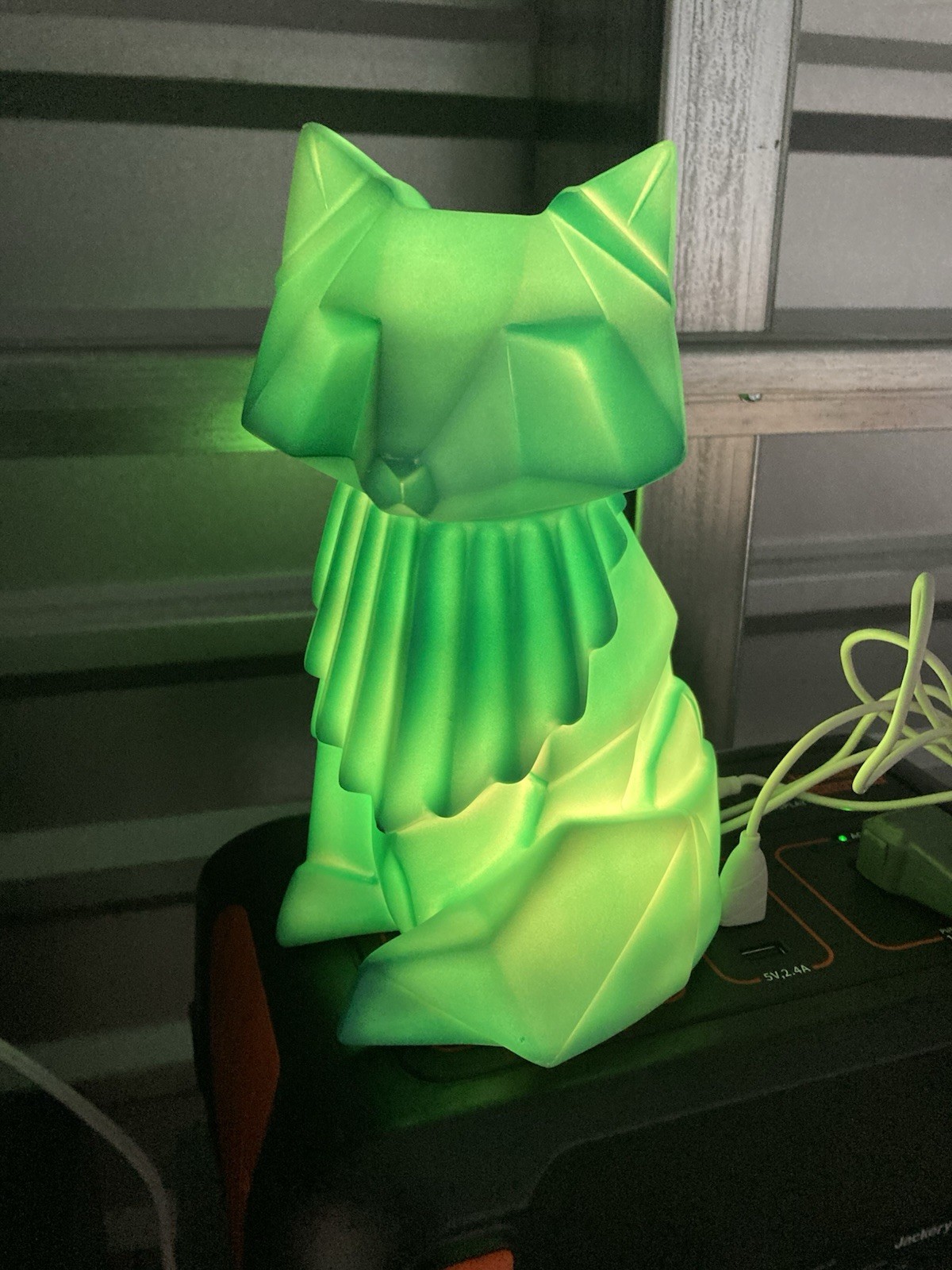 Surreal Entertainment 2021 Geometric Fox Teal Blue Green Plug Battery Hot Topic