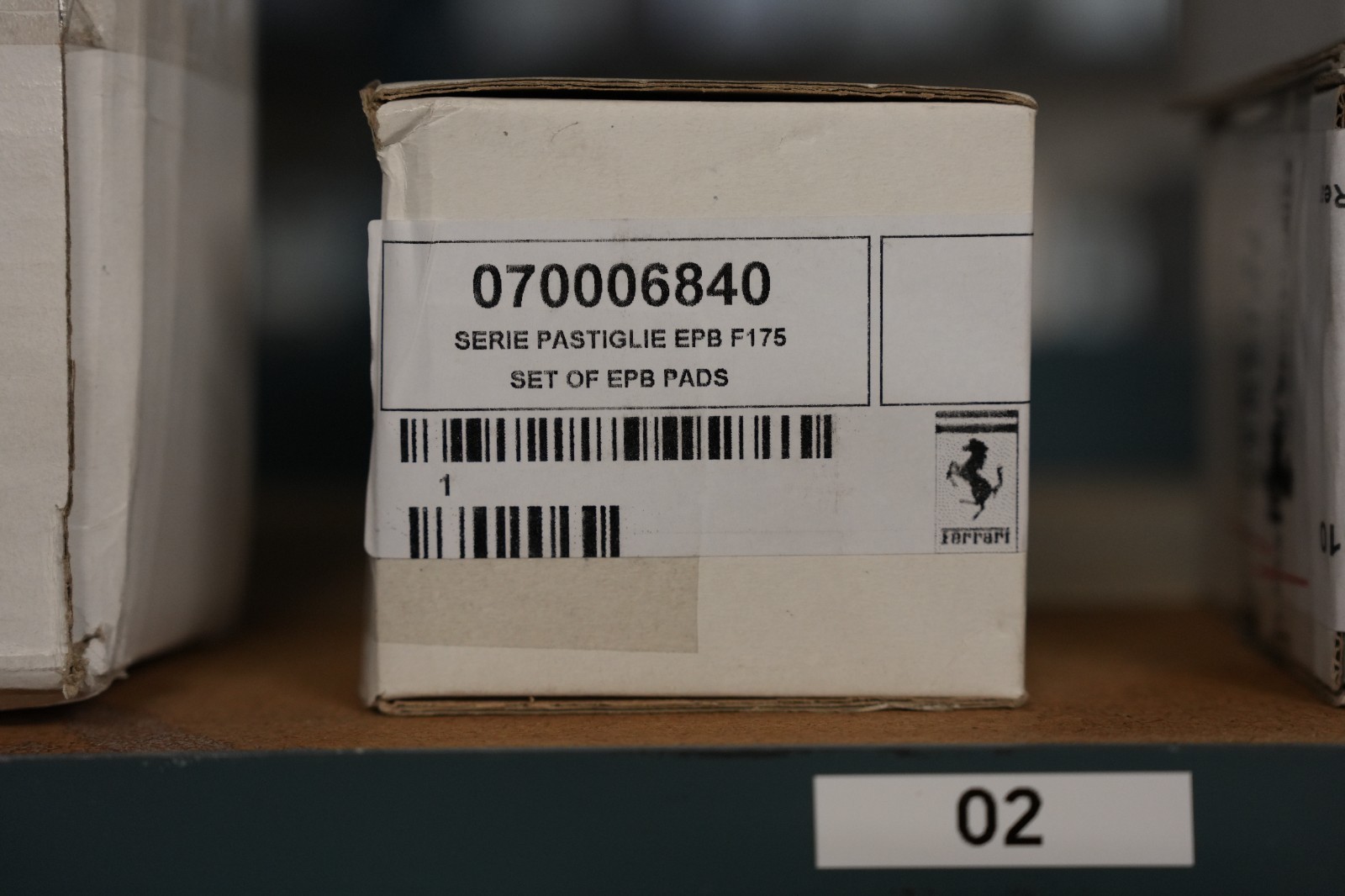 Ferrari Portofino/Roma EPB Park/hand Brake Pads. Genuine Ferrari 70006840