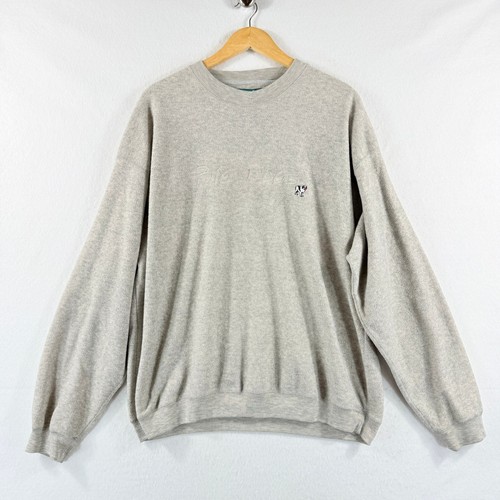 Big Dogs Sweatshirt Mens XL Grey Logo Fleece Pullover Gorpcore Retro Vintage Dad