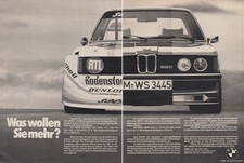 BMW 320 (E21) - Reklame Werbeanzeige Original-Werbung 1979 (2)