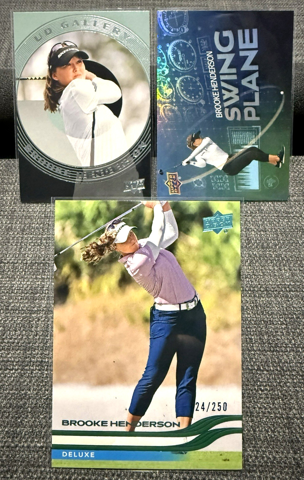 2026 Upper Deck Deluxe /250 BLUE #33, UD Gallery #1, #SP-22 Brooke Henderson