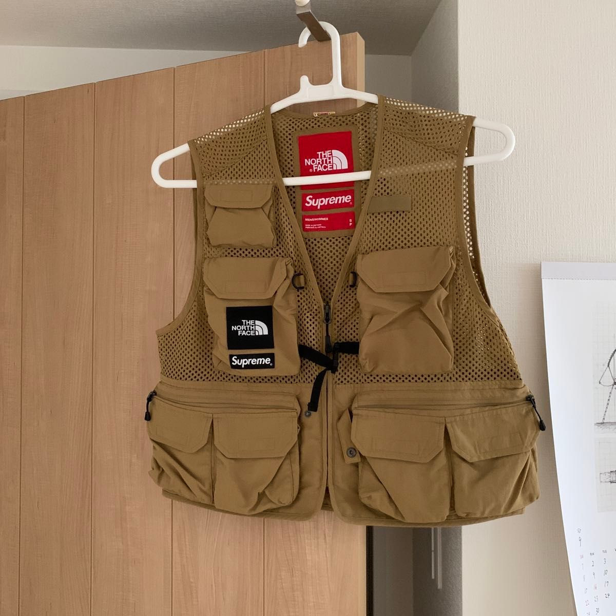 Supreme North Face Cargo Vest Gold Beige Rare S Size Fishing Supreme North Face Cargo Vest Gold Beige Rare S Size Fishing