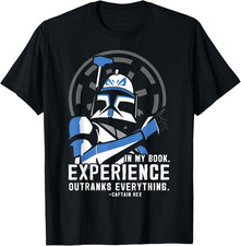 Star Wars Clone Wars Captain Rex Experience Graphic T-Shirt