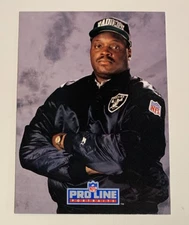 NFL ART SHELL Los Angeles Raiders 1991 Pro Line Portraits Trading CARD #190