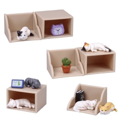 Book Shelf Cat Mini Mystery Japanese Blind Box Gacha 1 Random
