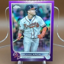 Topps 2022 Chrome Base Set Atlanta Braves Lot 3 Arcia Smith Jansen