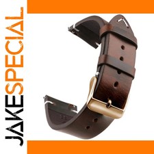 JakeSpecial – Dark Brown Leather Watch Band for Smartwatches