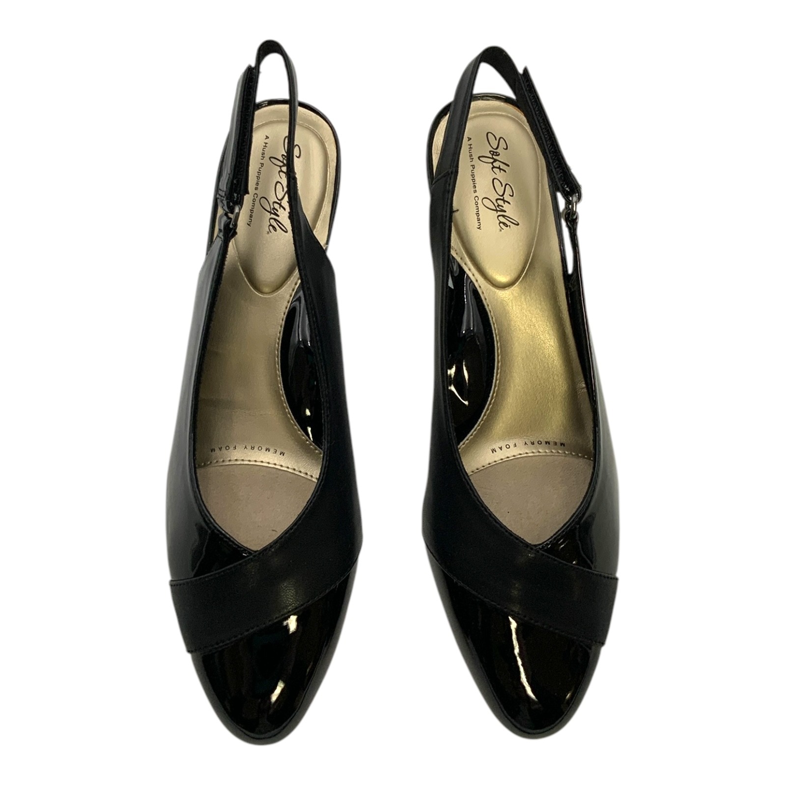 Туфли-лодочки Soft Style by Hush Puppies Dagmar на шнуровке черные женские 10 м 5690₽