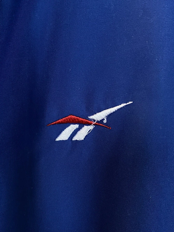 Chaqueta Universitaria Vintage Chicago Cubs MLB Reebok Para Hombre Grande Azul Crema Foto 3 de 4